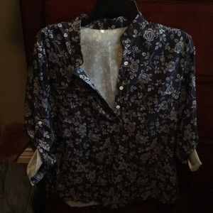 Floral blouse. Very light for summer.